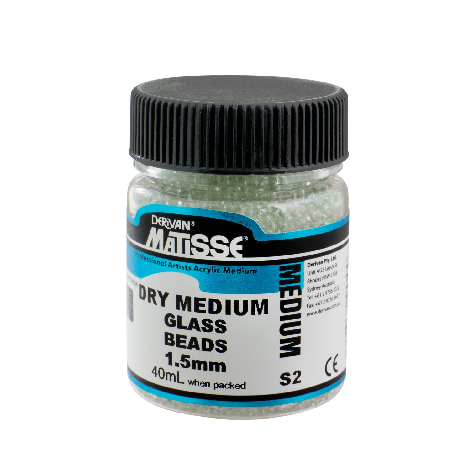 Derivan Matisse, Dry Mediums, Glass Beads 1.5