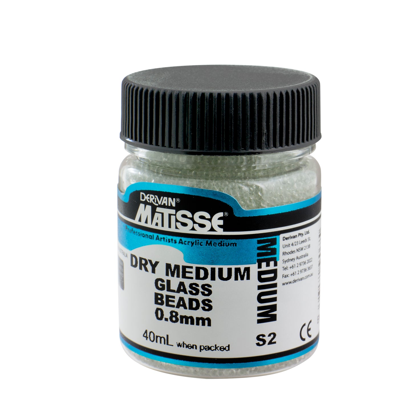 Derivan Matisse, Dry Mediums, Glass Beads 0.8