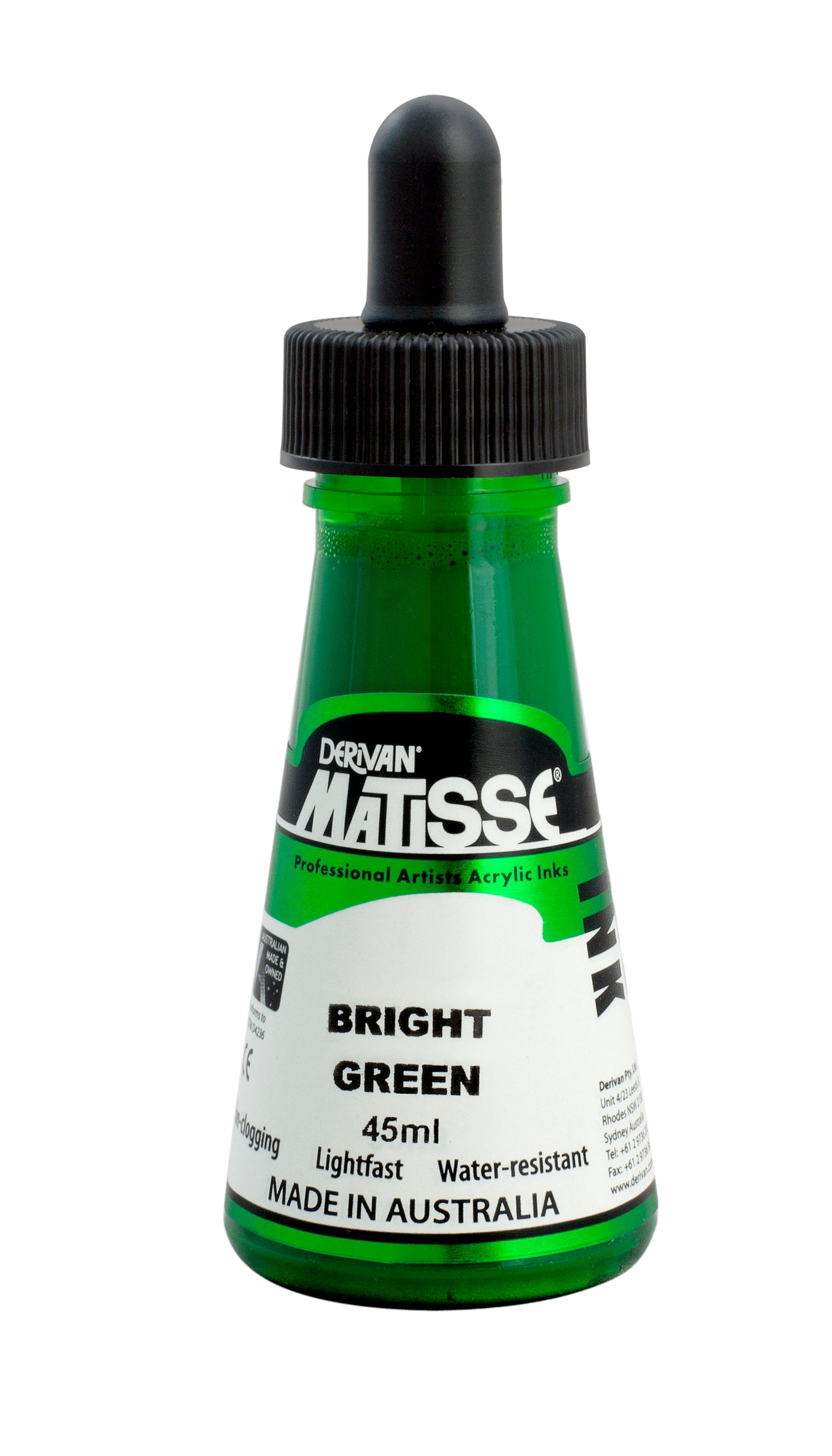 Derivan Matisse, Ink, Bright Green