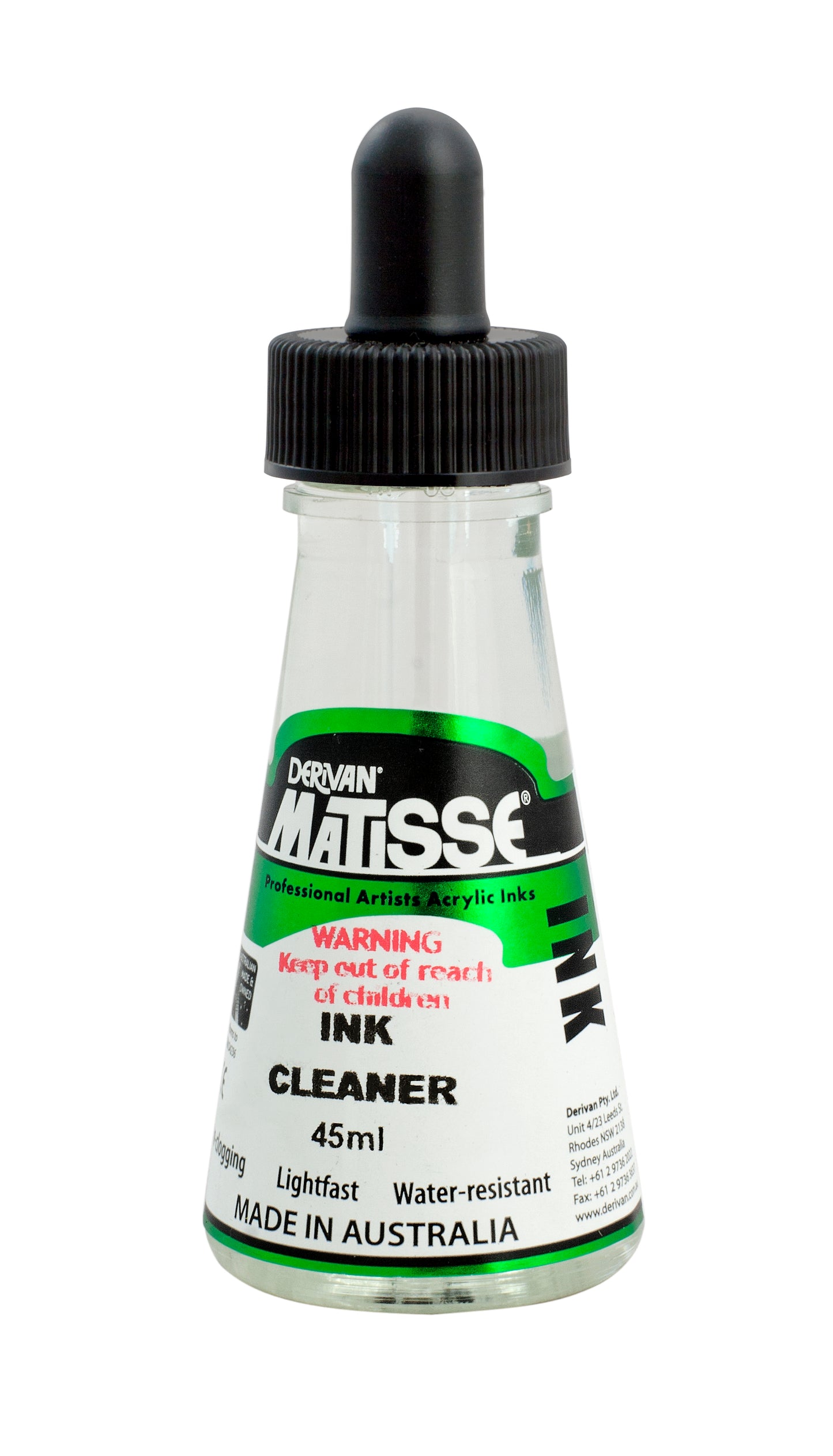 Derivan Matisse, Ink, Ink Extender & Cleaner