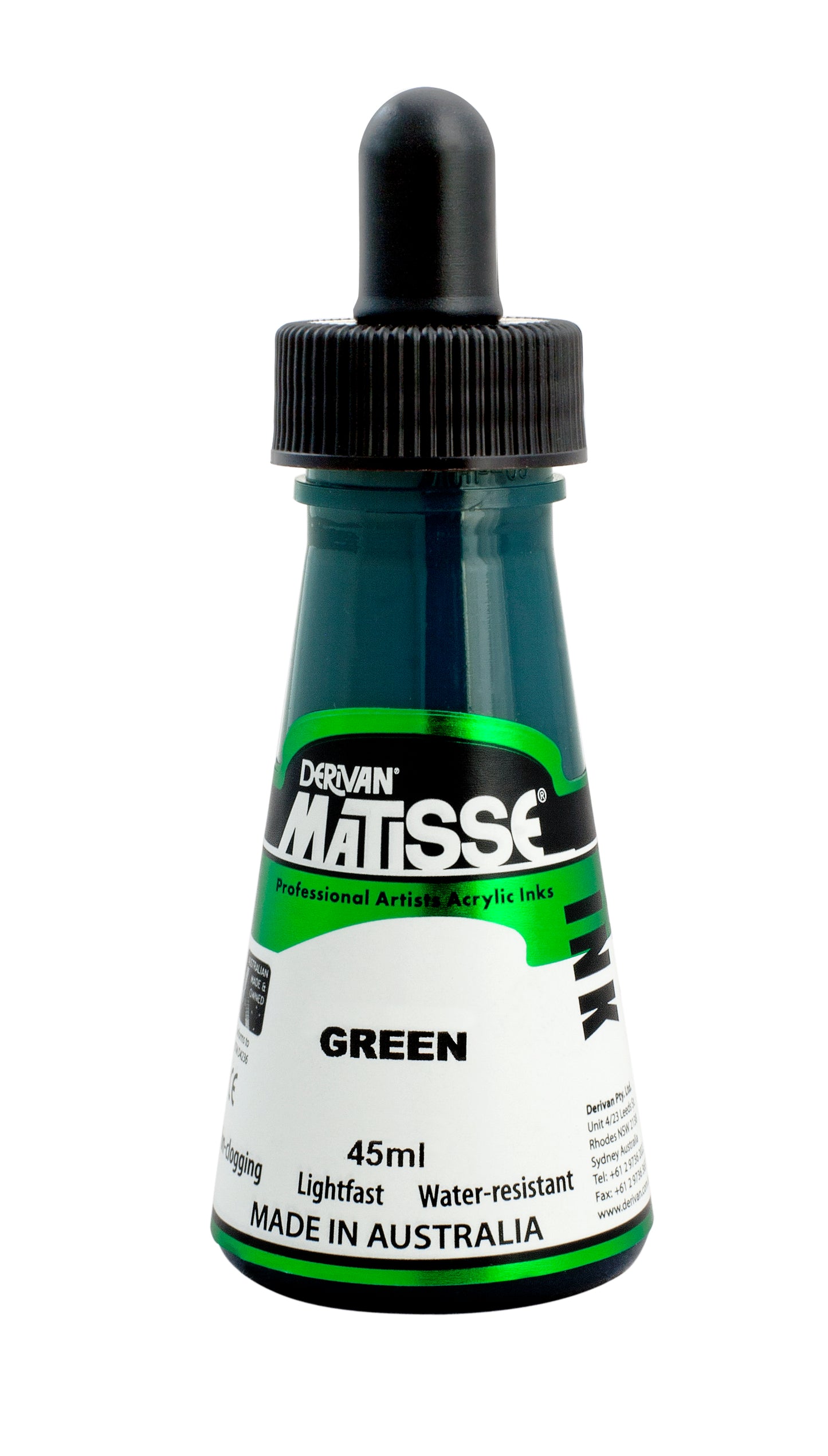 Derivan Matisse, Ink, Green