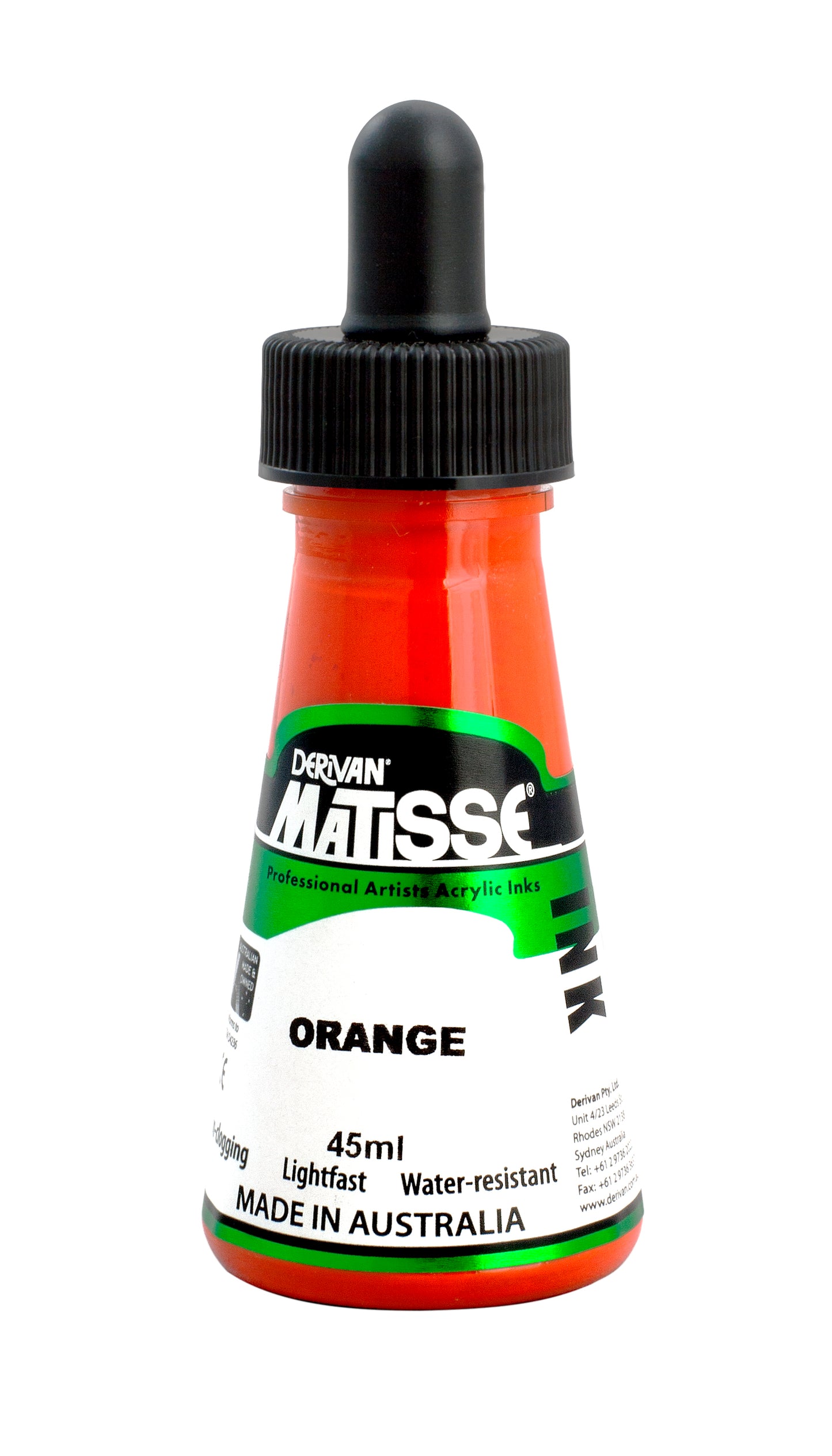 Derivan Matisse, Ink, Orange