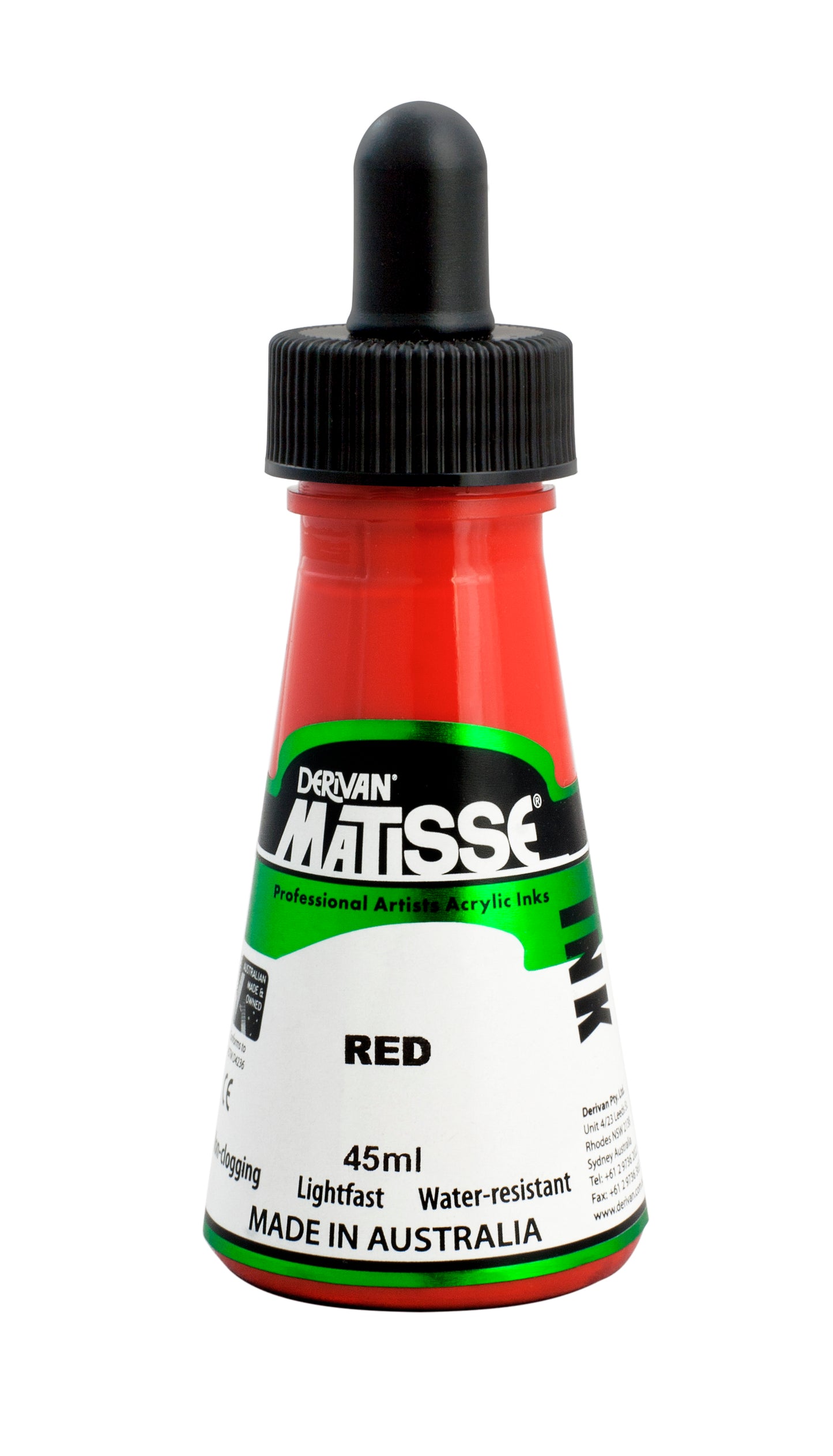 Derivan Matisse, Ink, Red