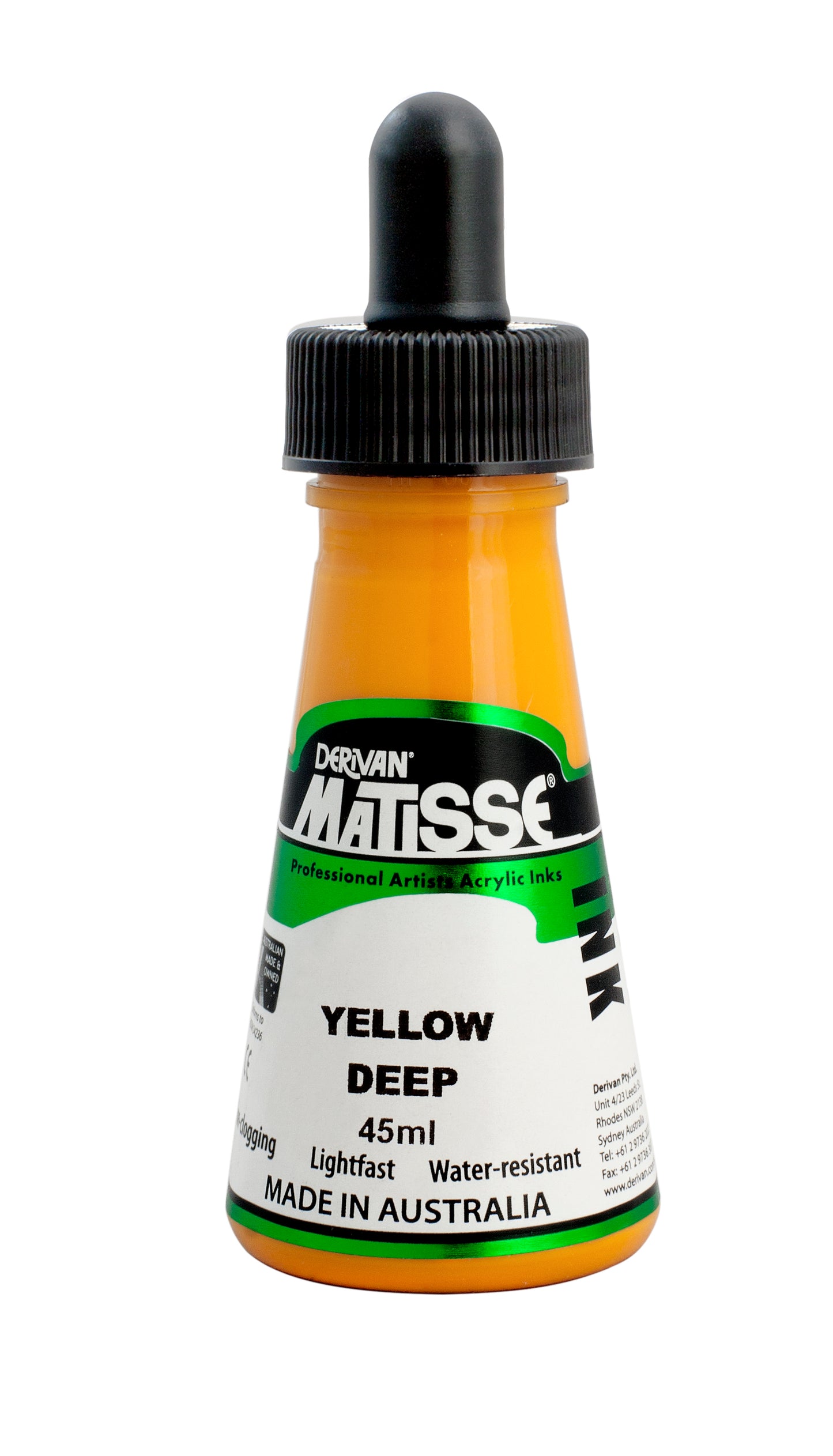 Derivan Matisse, Ink, Yellow Deep