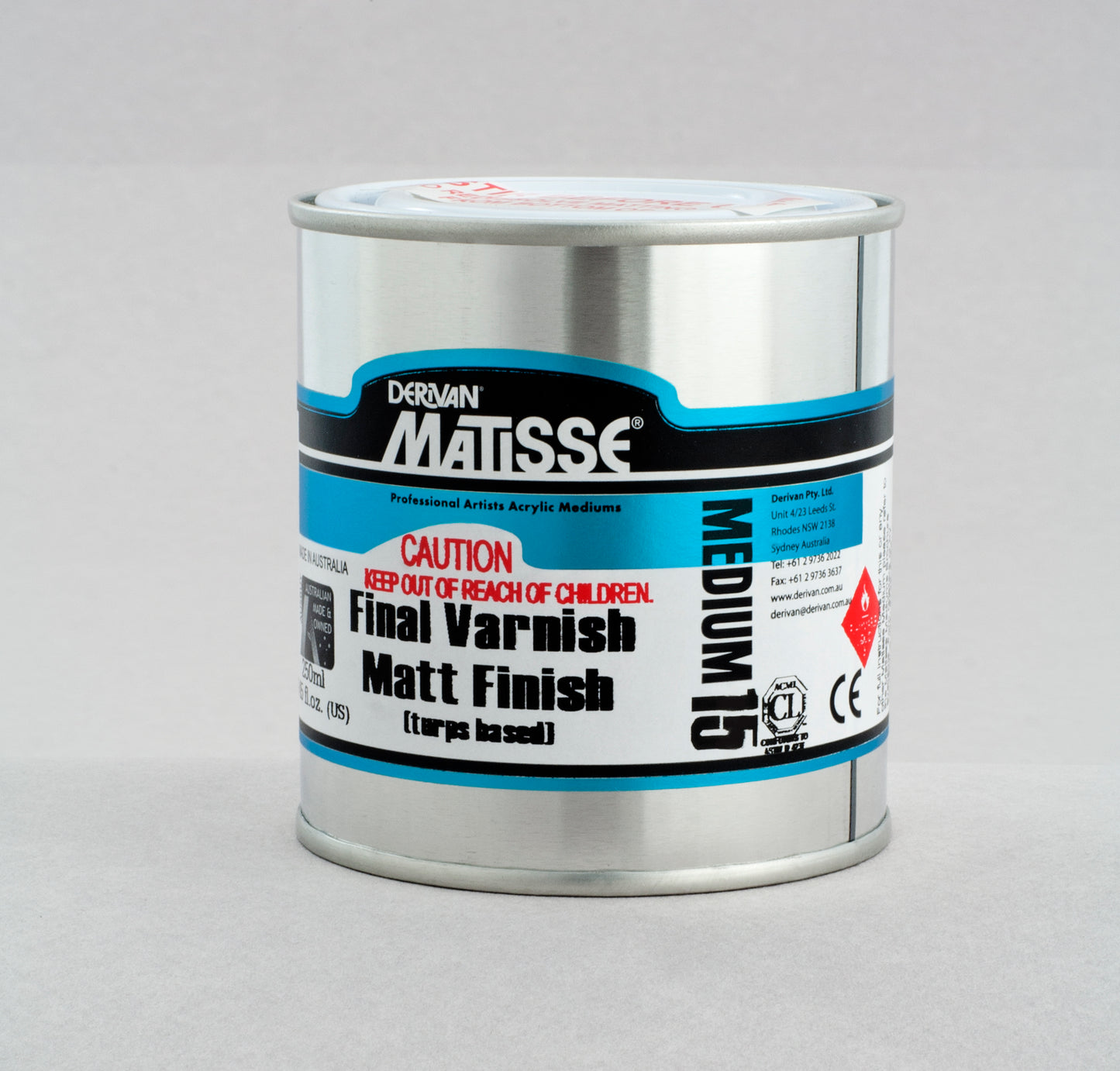 Derivan Matisse, Medium, MM15 - Matt Varnish