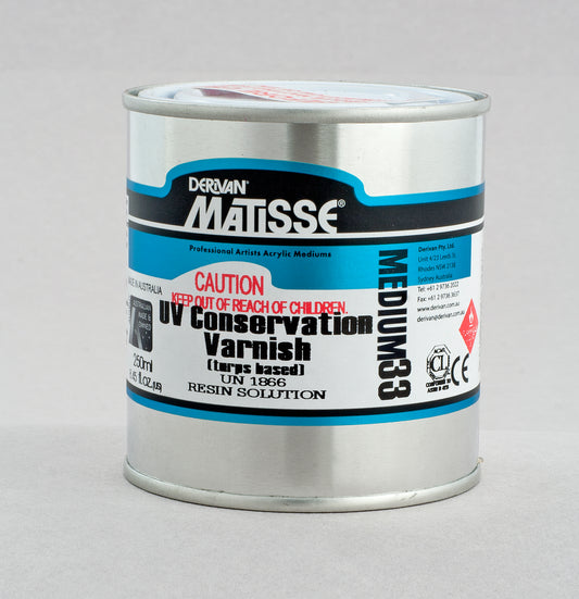Derivan Matisse, Medium, MM33 - UV Conservation Varnish