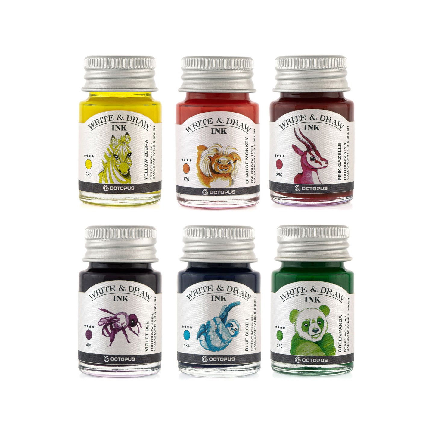 Octopus Write and Draw Ink Set, Carnival
