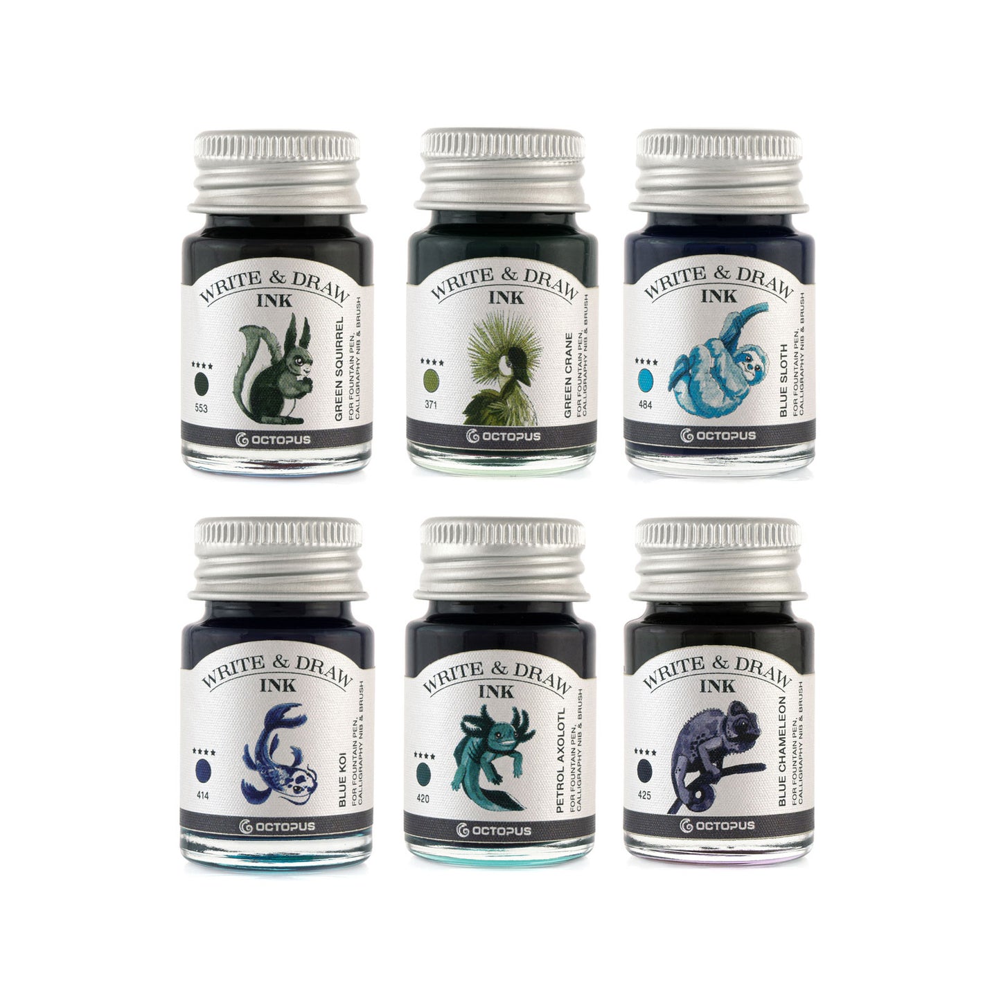 Octopus Write and Draw Ink Set, River