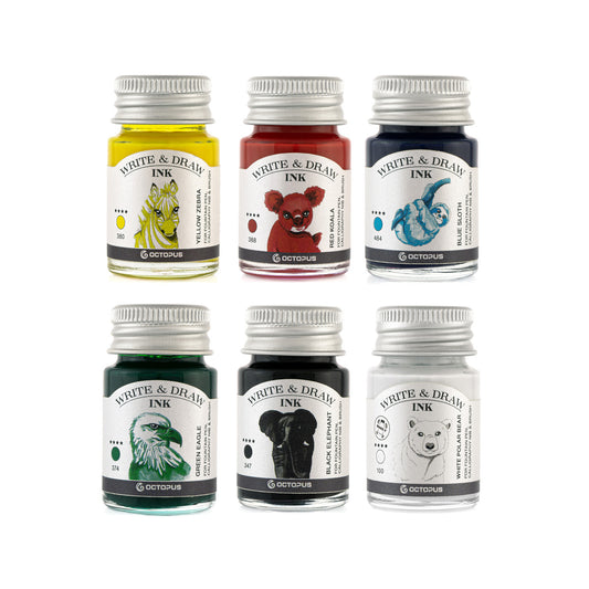 Octopus Write and Draw Ink Set, Basic Bright