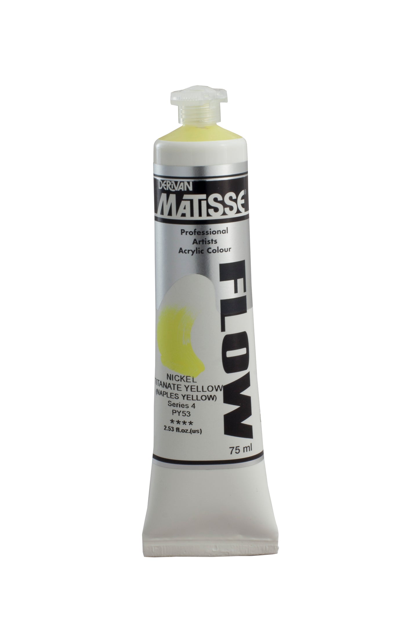 Derivan Matisse, Flow, Nickel Titanate Yellow