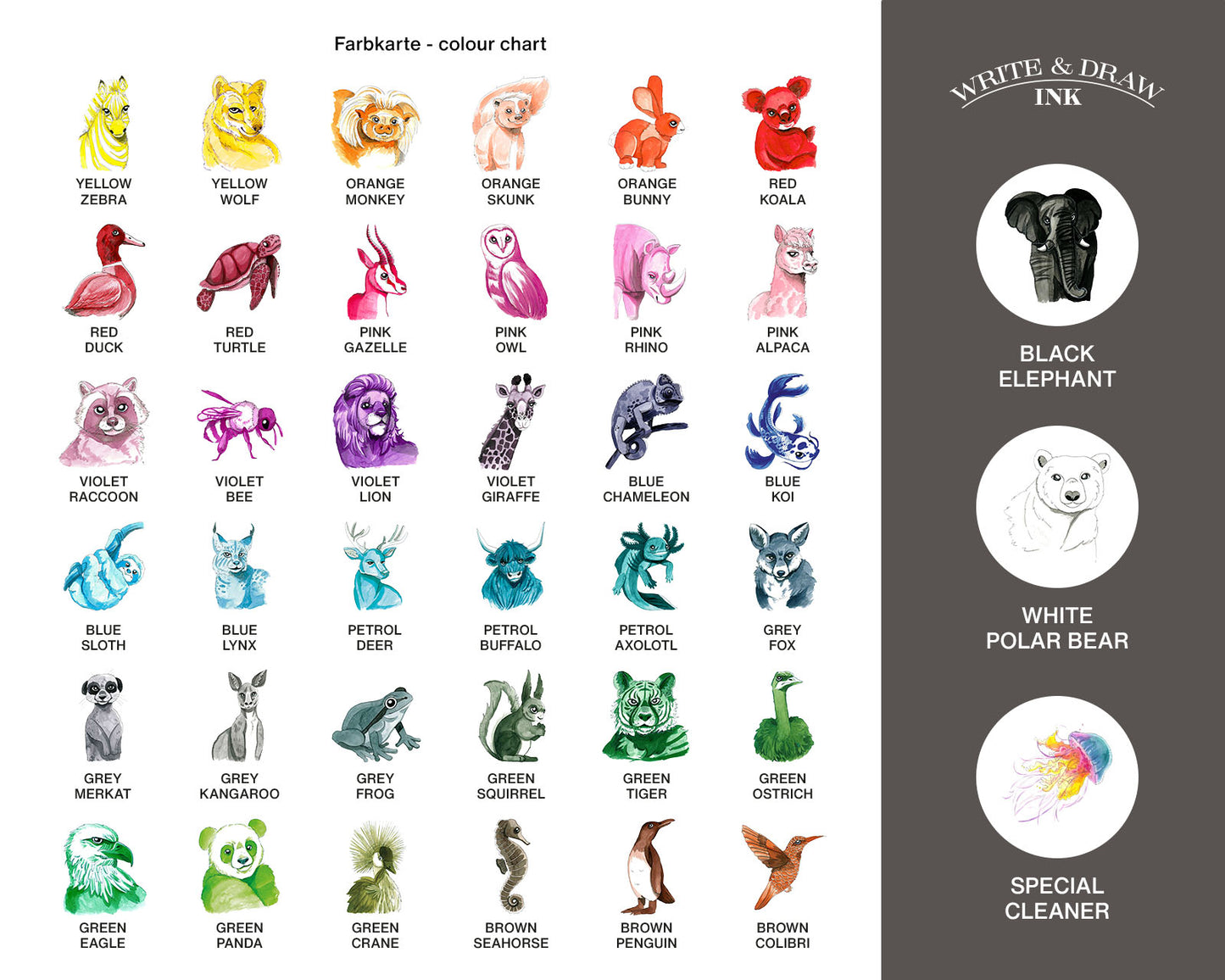 Octopus Write and Draw Ink,
347 Black Elephant