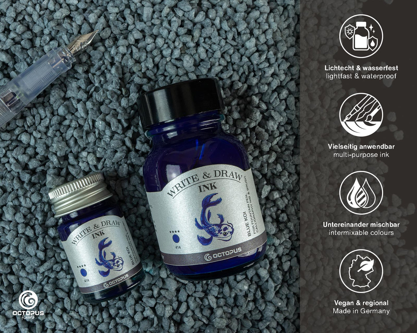 Octopus Write and Draw Ink,
414 Blue Koi