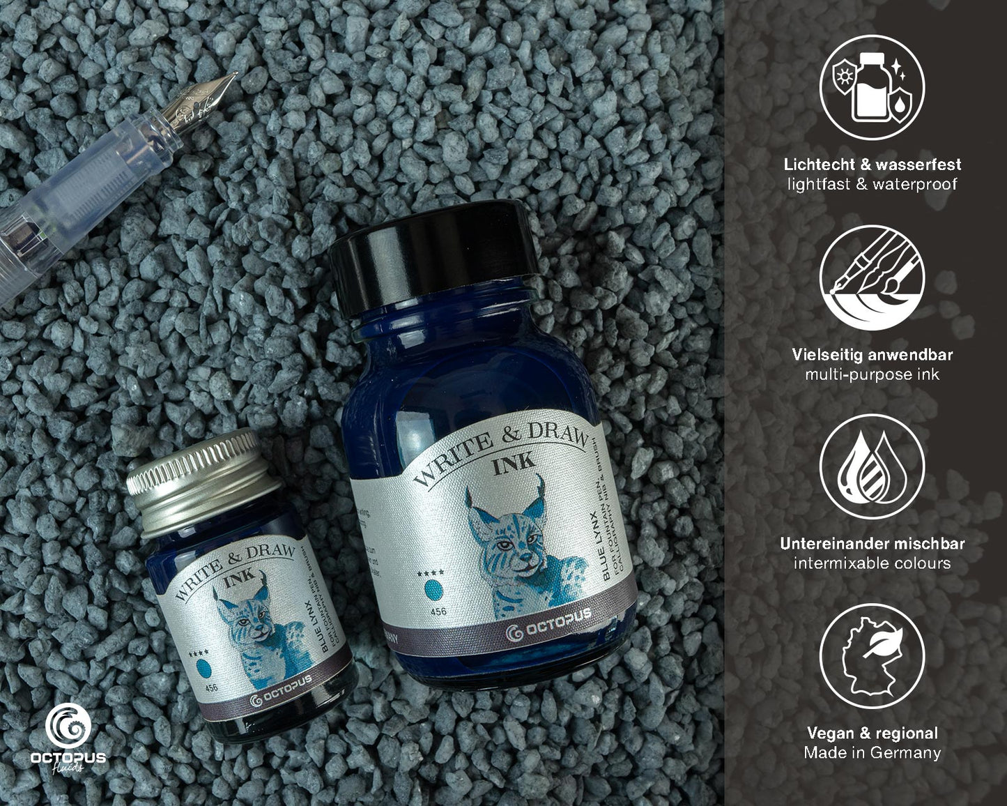 Octopus Write and Draw Ink,
456 Blue Lynx