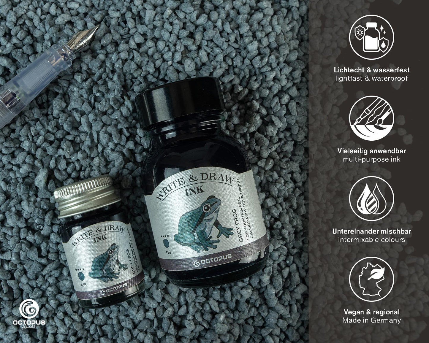 Octopus Write and Draw Ink,
458 Grey Frog