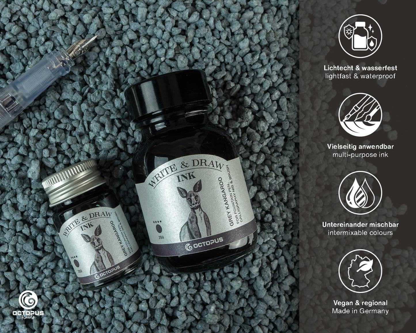 Octopus Write and Draw Ink,
289 Grey Kangaroo