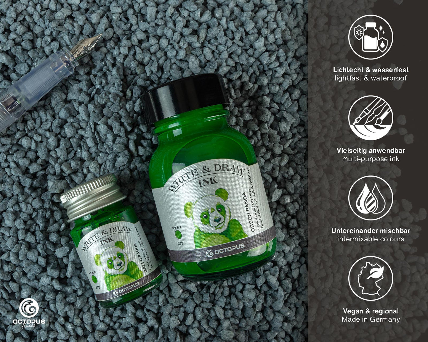 Octopus Write and Draw Ink,
373 Green Panda
