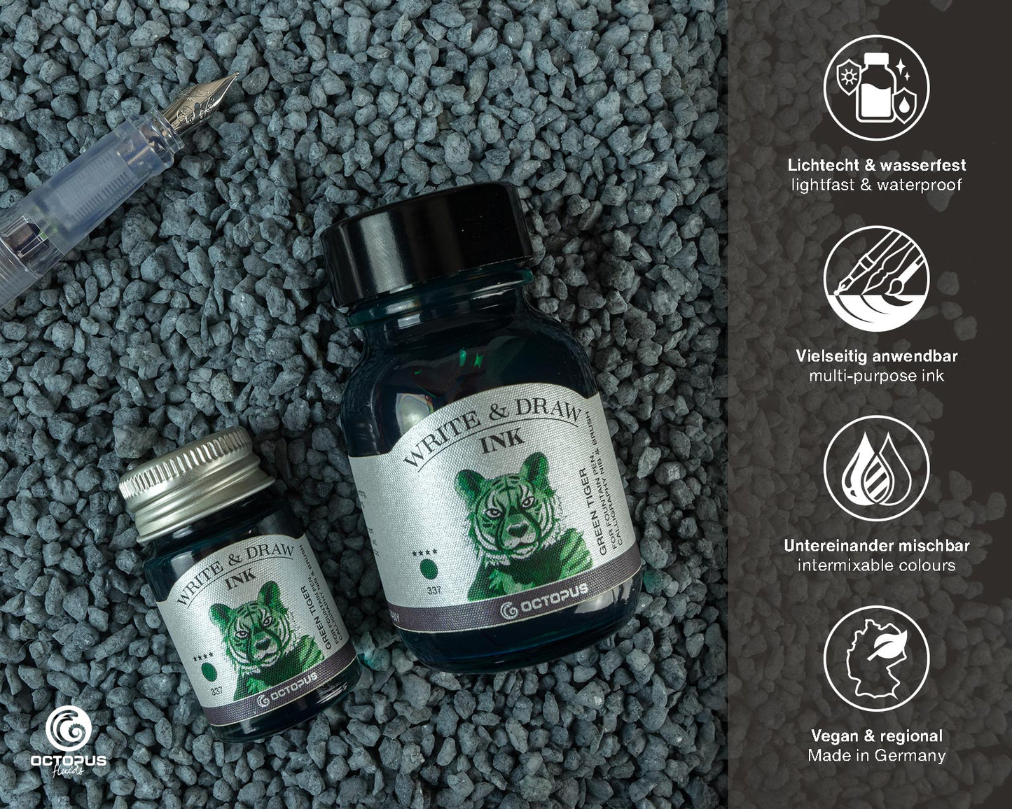 Octopus Write and Draw Ink,
337 Green Tiger
