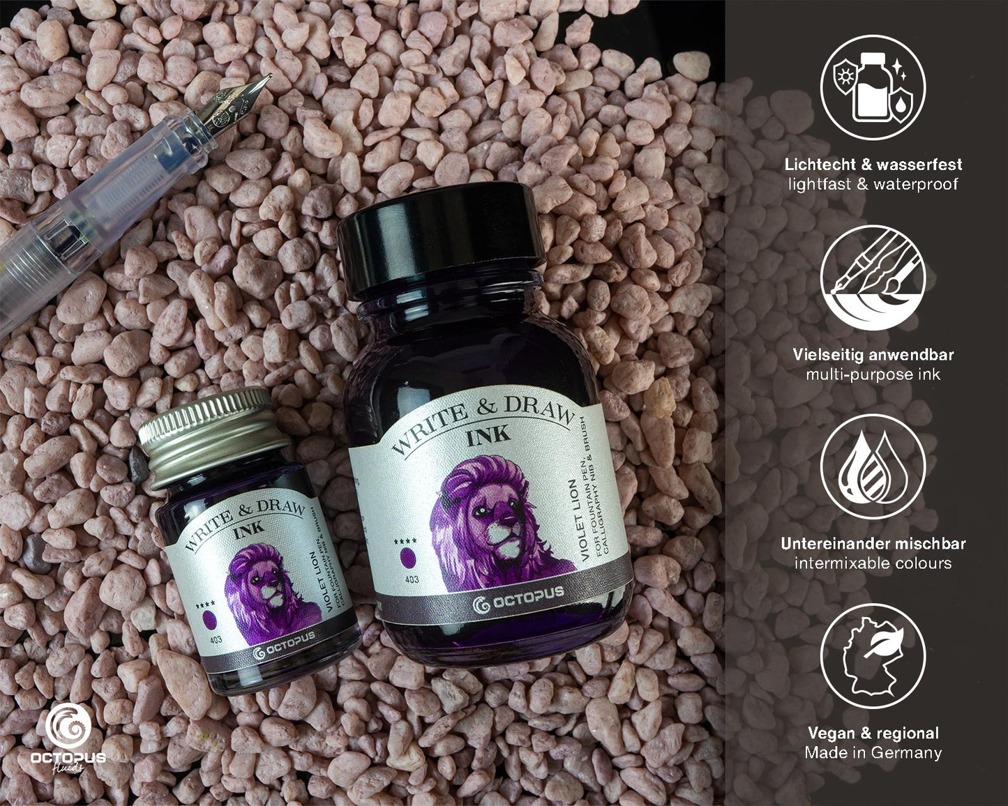 Octopus Write and Draw Ink,
403 Violet Lion