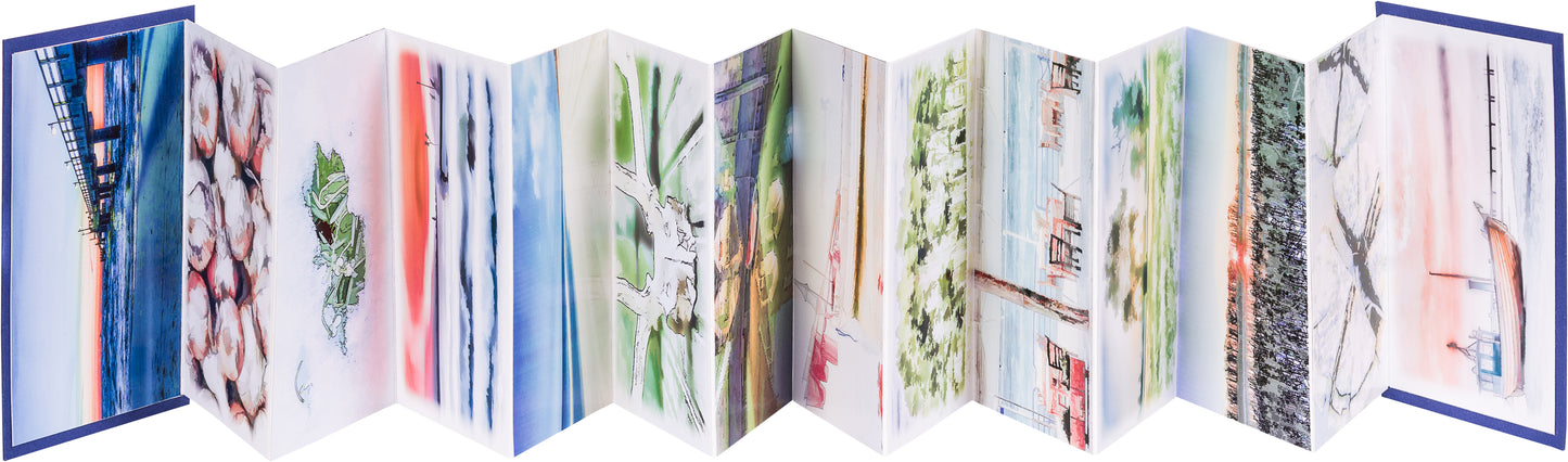 a book shelf filled with lots of books