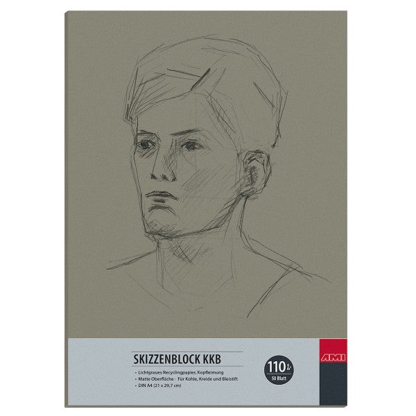 Studienblock KKB 110g, 50Bl.