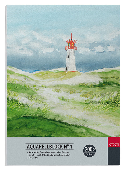 Aquarellblock No.1 200 g/m²