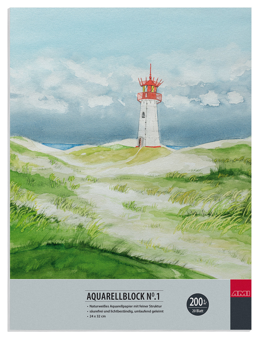 Aquarellblock No.1 200 g/m²