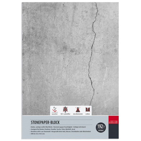 Stonepaper-Block 192g, 40Bl.