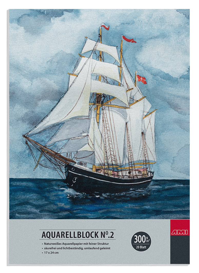 Aquarellblock No.2 300 g/m²