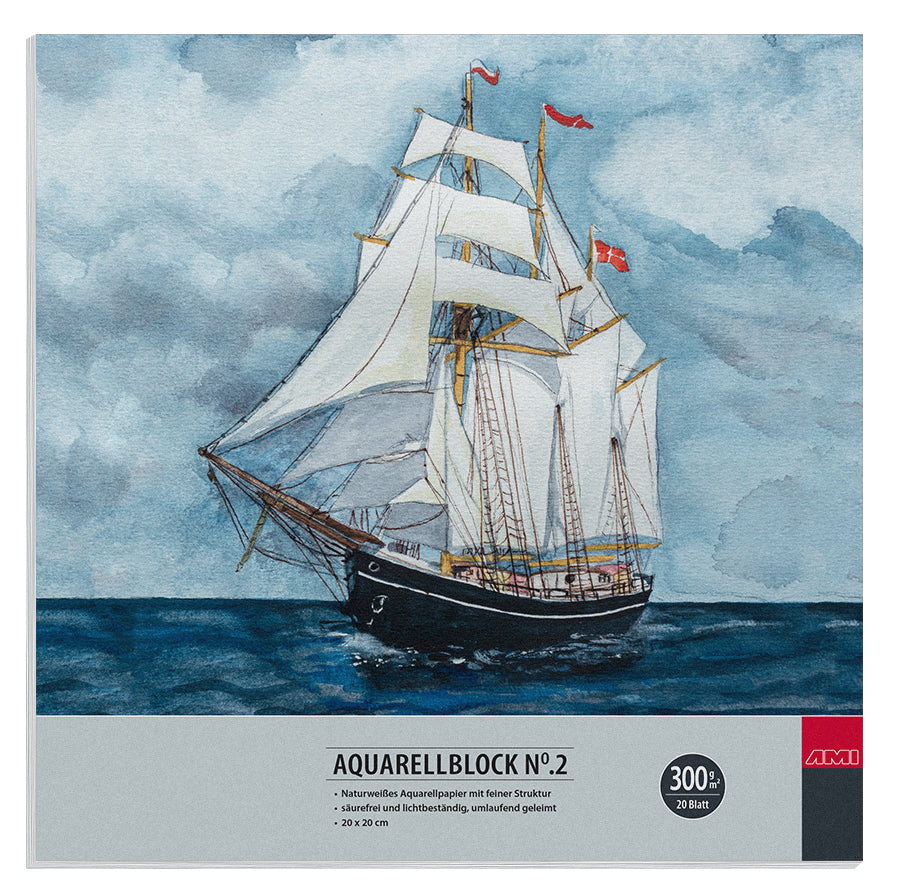 Aquarellblock No.2 300 g/m²