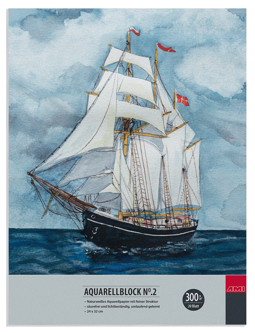 Aquarellblock No.2 300 g/m²