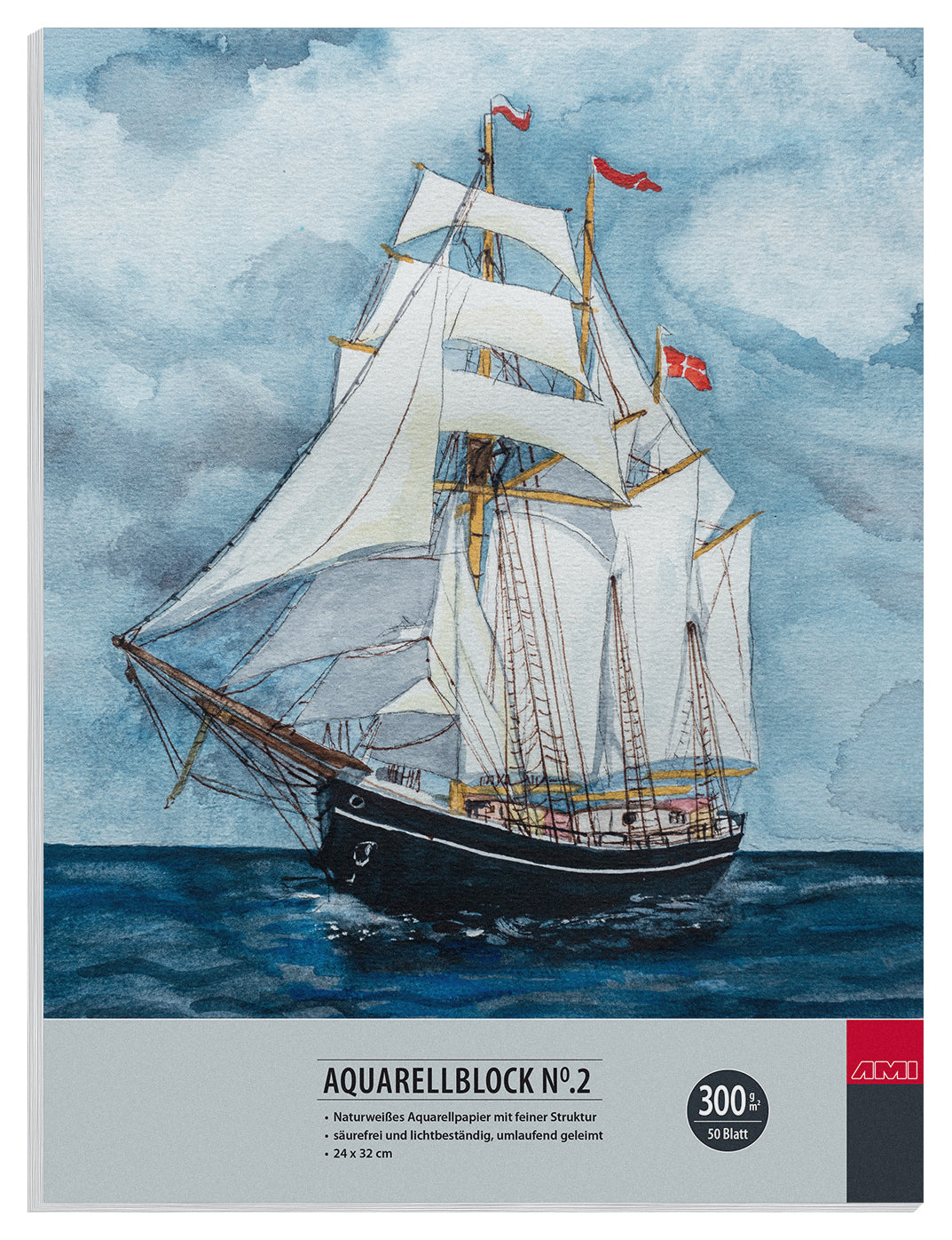 Aquarellblock No.2 300 g/m²