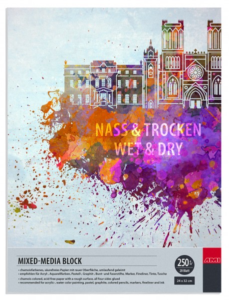 Mixed-Media Block 250 g/ m²