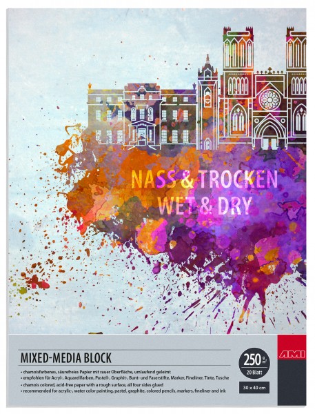 Mixed-Media Block 250 g/ m²