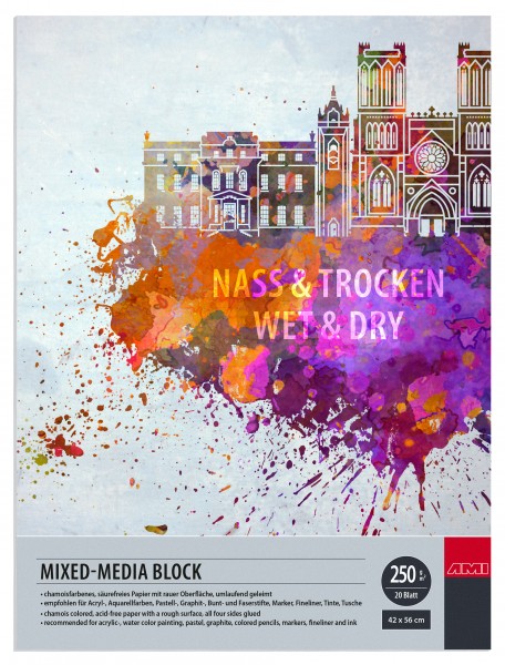 Mixed-Media Block 250 g/ m²