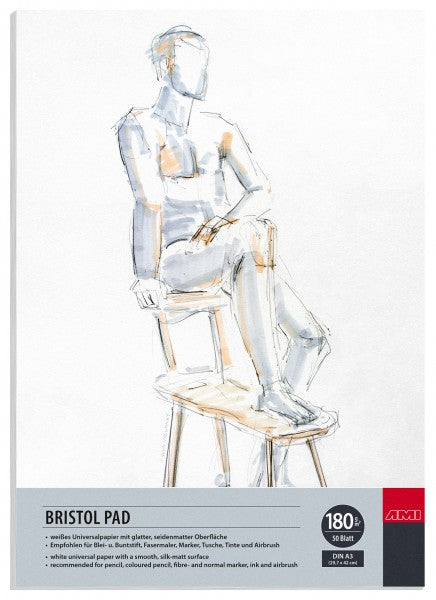 Bristol Pad, 180 g/ m²