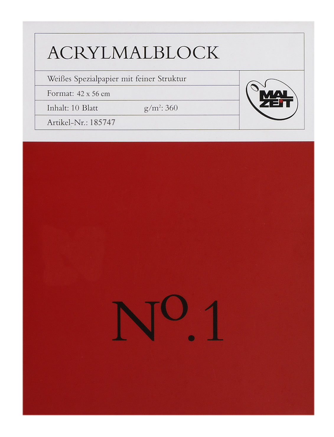 Acrylmalblock No.1, 360 g/m²