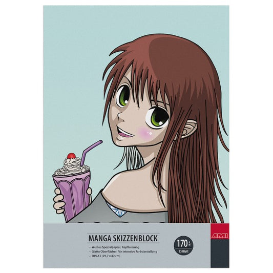 Manga Skizzenblock 170 g/m²