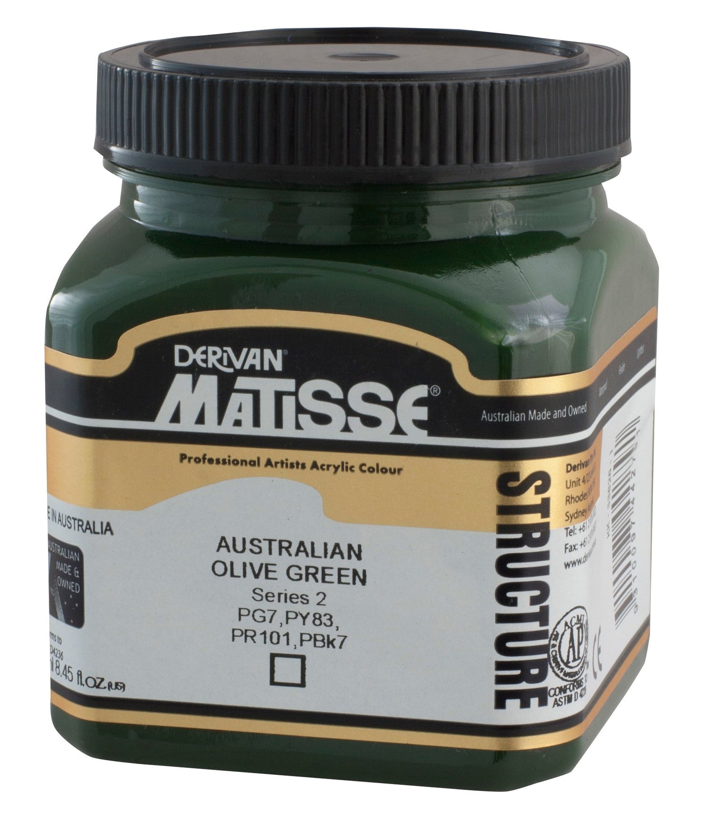 Derivan Matisse, Structure, Australian Olive Green
