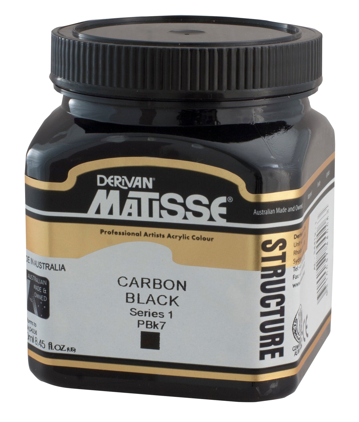 Derivan Matisse, Structure, Carbon Black