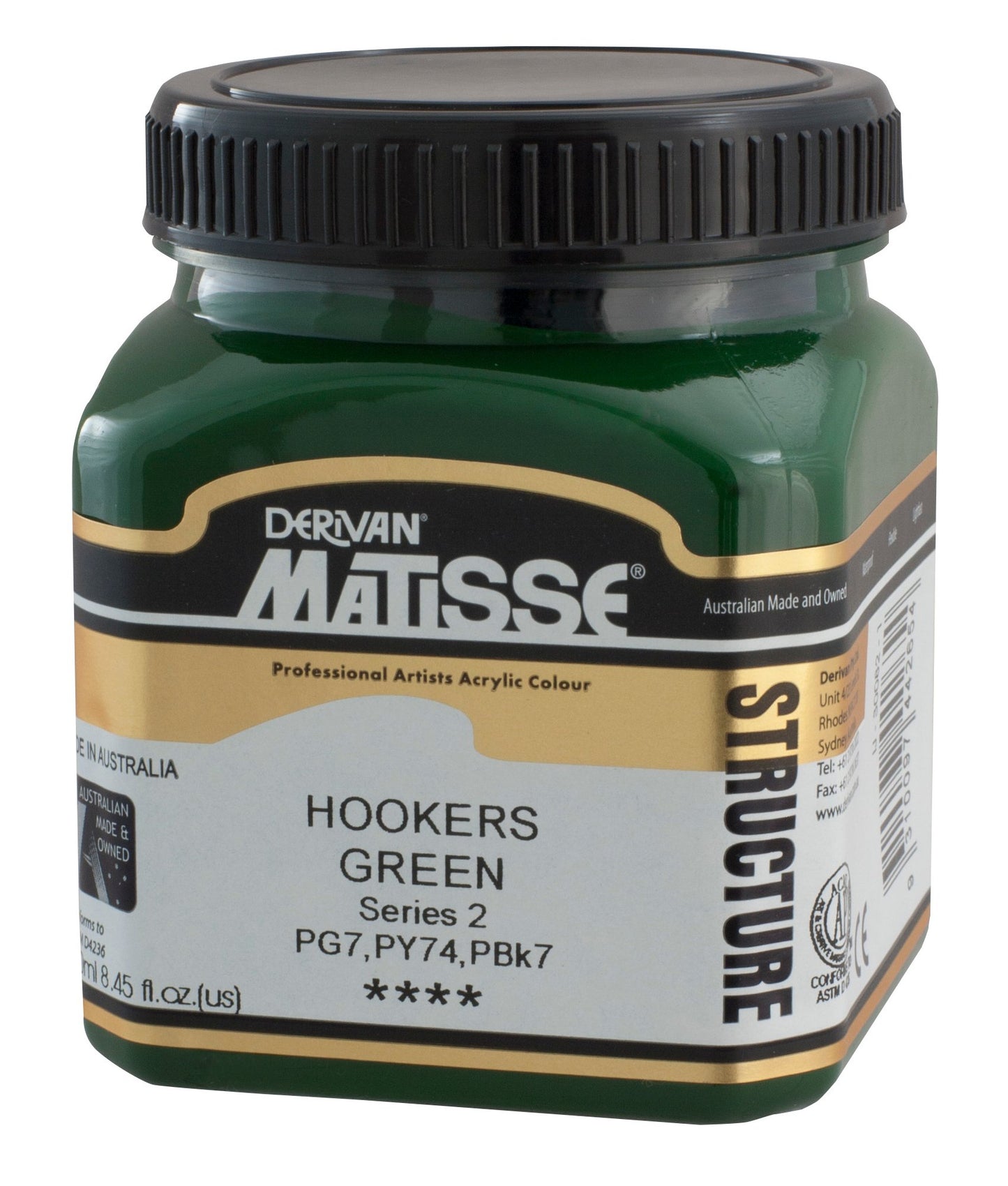Derivan Matisse, Structure, Hookers Green