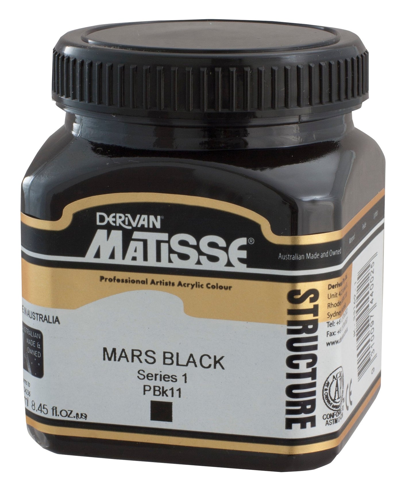 Derivan Matisse, Structure, Mars Black