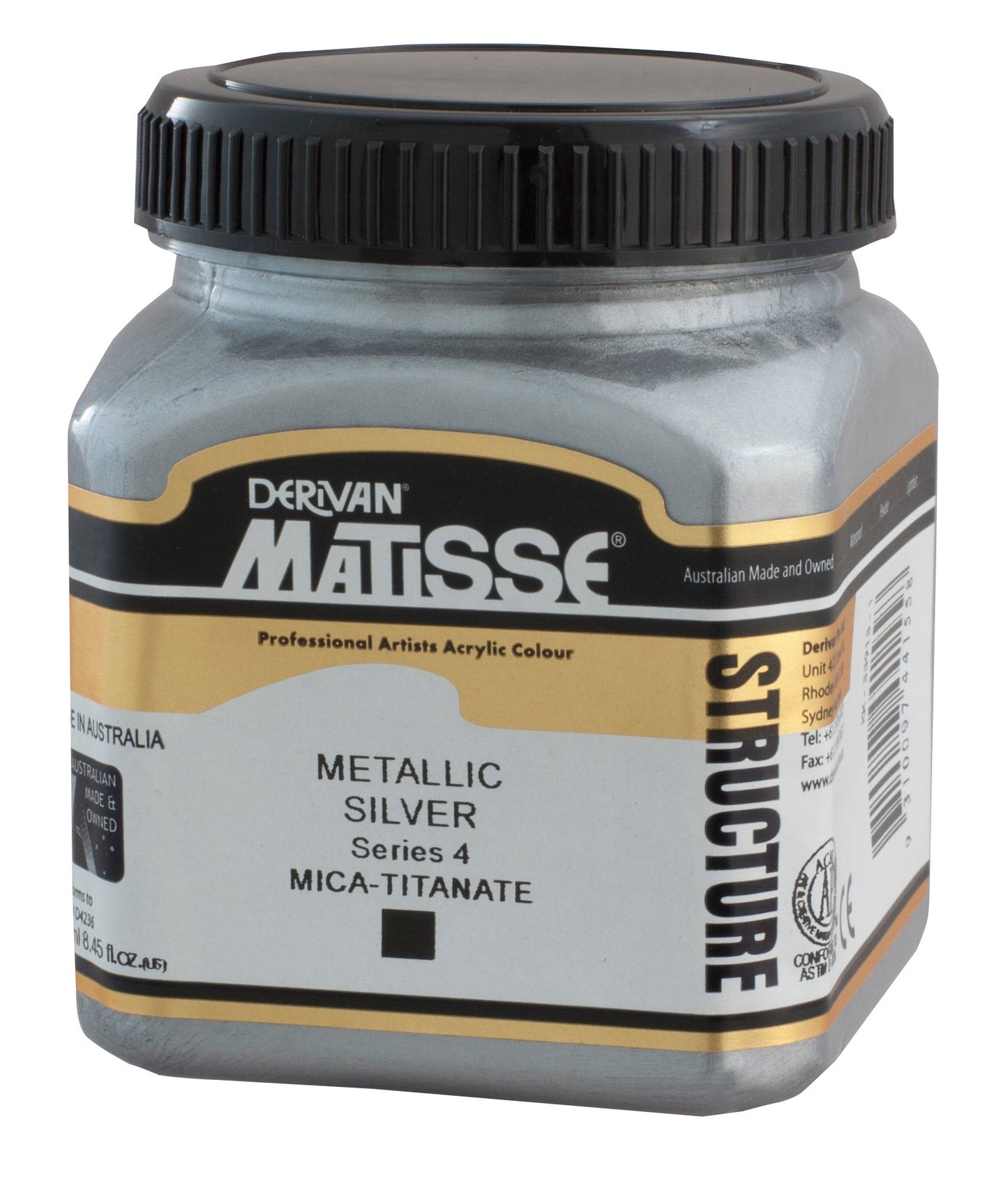 Derivan Matisse, Structure, Metallic Silver