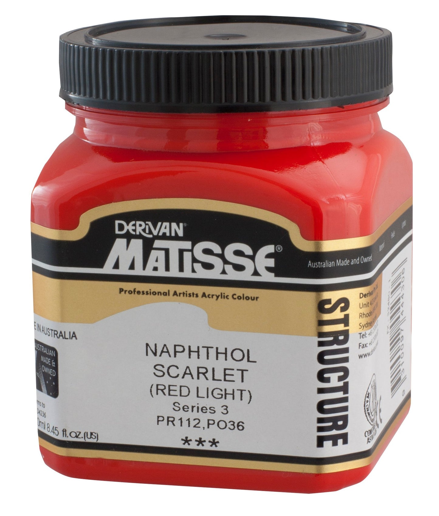 Derivan Matisse, Structure, Napthol Scarlet
