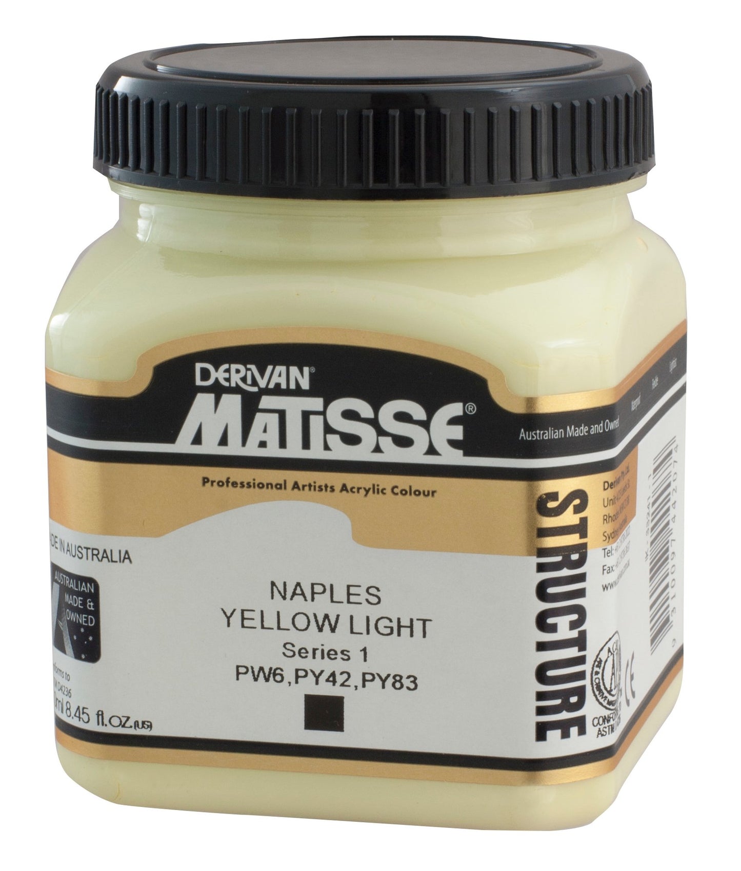 Derivan Matisse, Structure, Naples Yellow Light