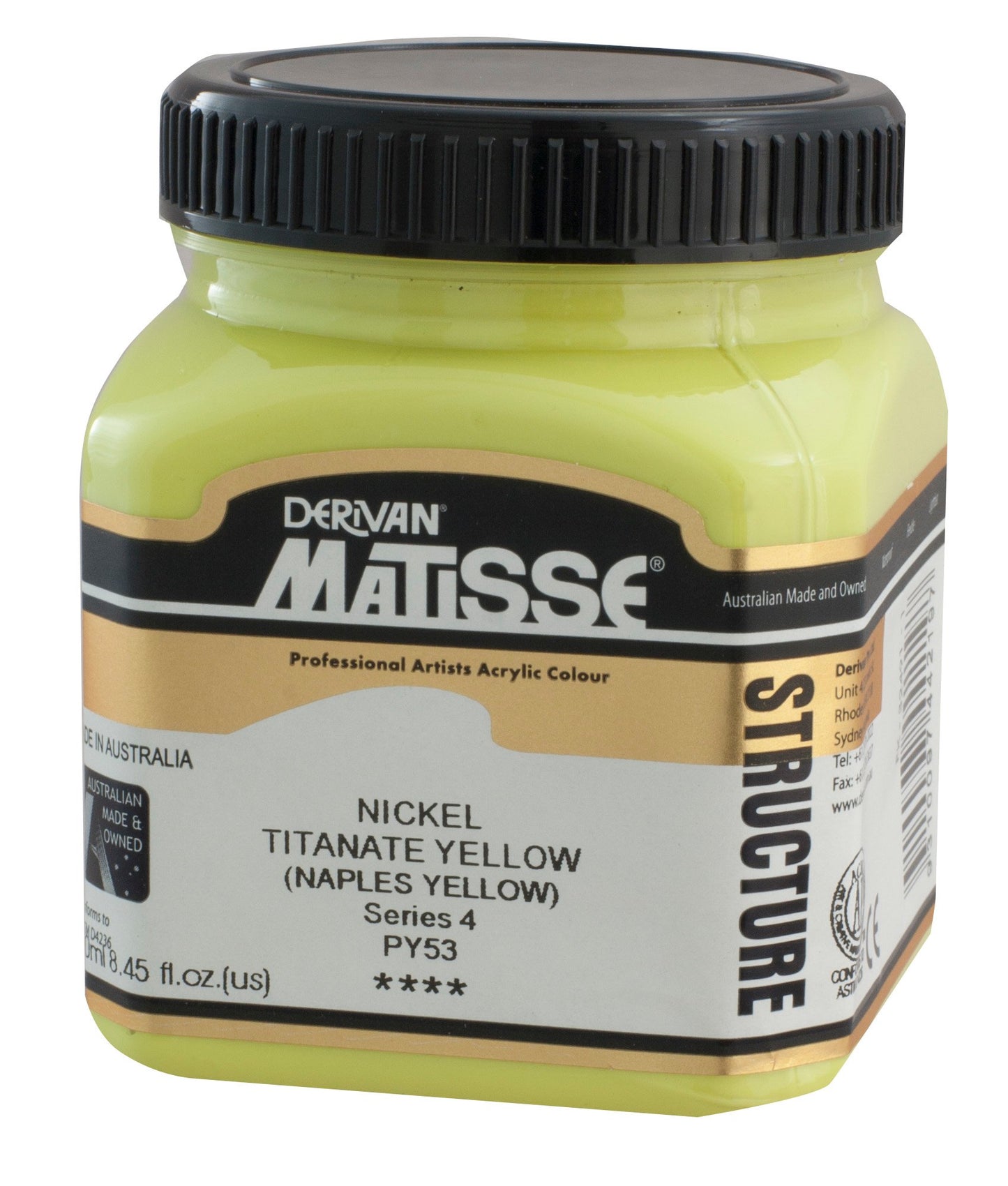 Derivan Matisse, Structure, Nickel Titanate Yellow