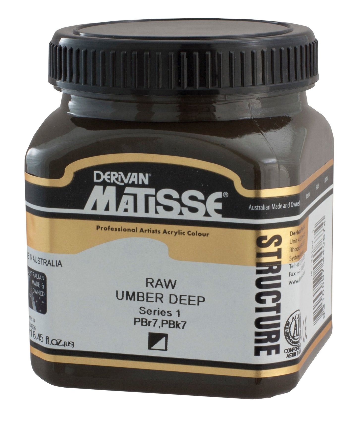 Derivan Matisse, Structure, Raw Umber Deep