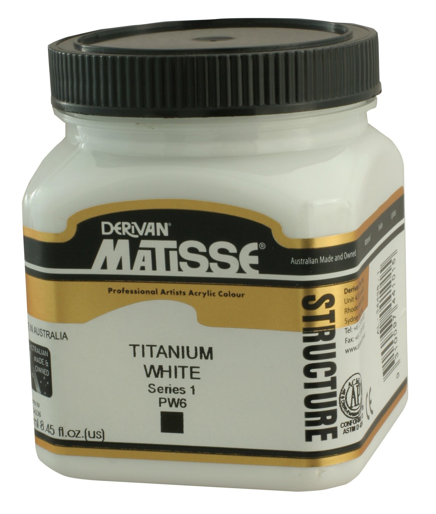 Derivan Matisse, Structure, Titanium White