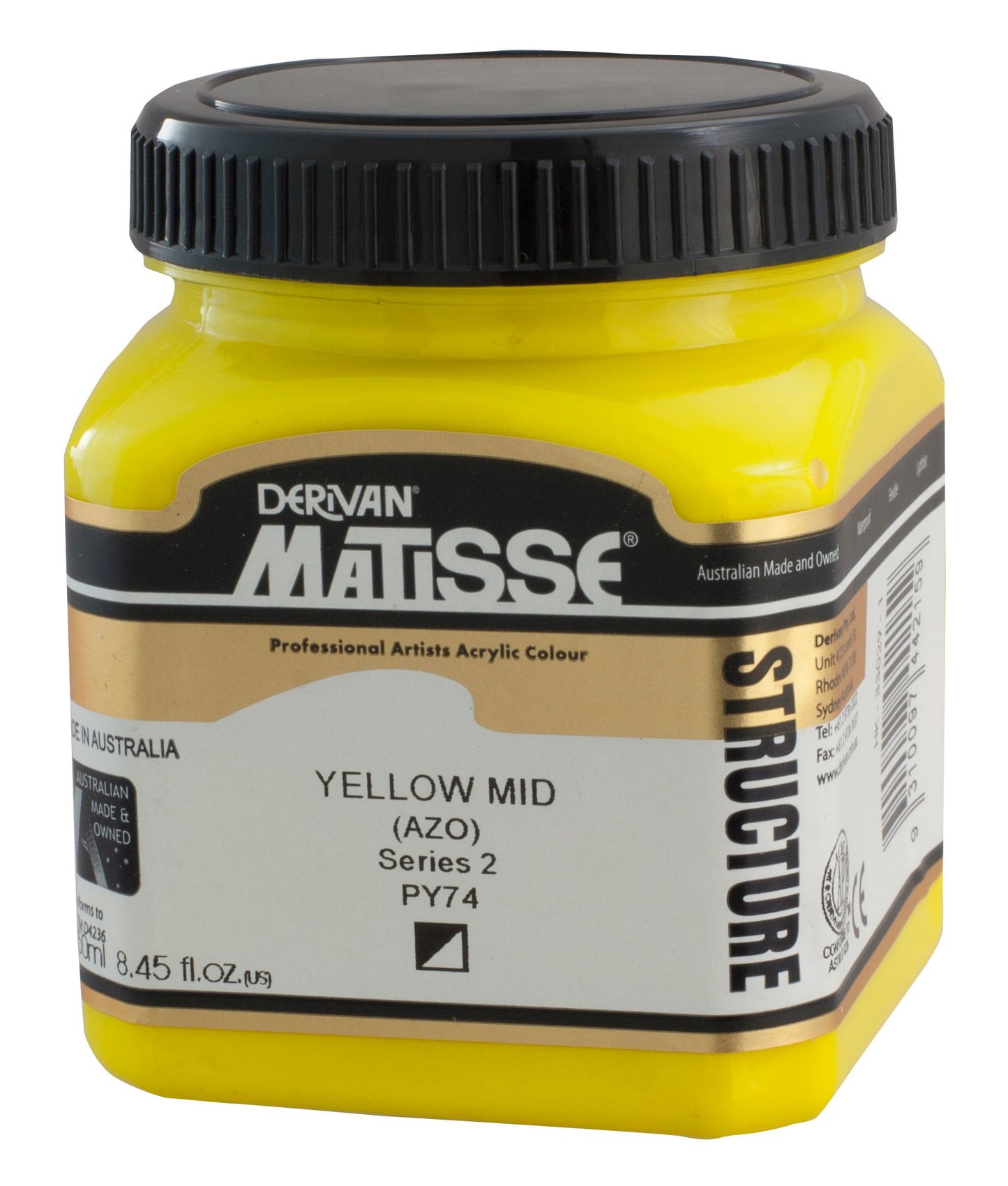 Derivan Matisse, Structure, Yellow Mid Azo