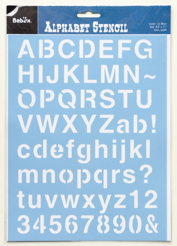 Alphabet Schablone