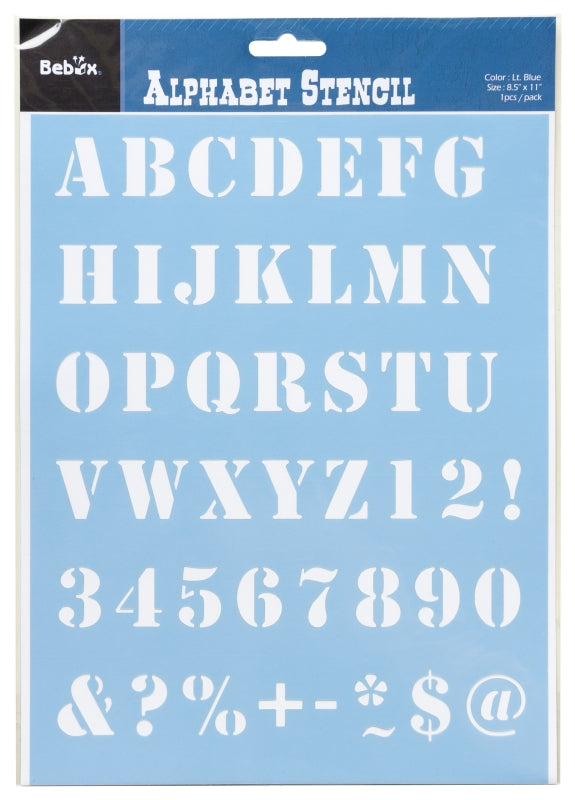 Alphabet Schablone